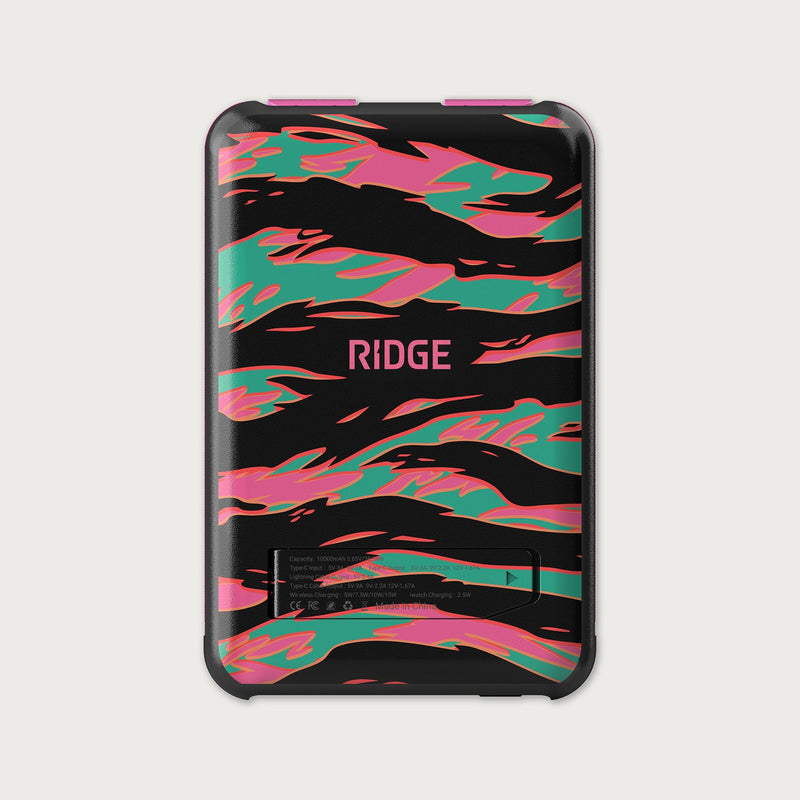 Ridge Power Bank - 10k mAh Bundle - Neon Tiger - 2-Pack