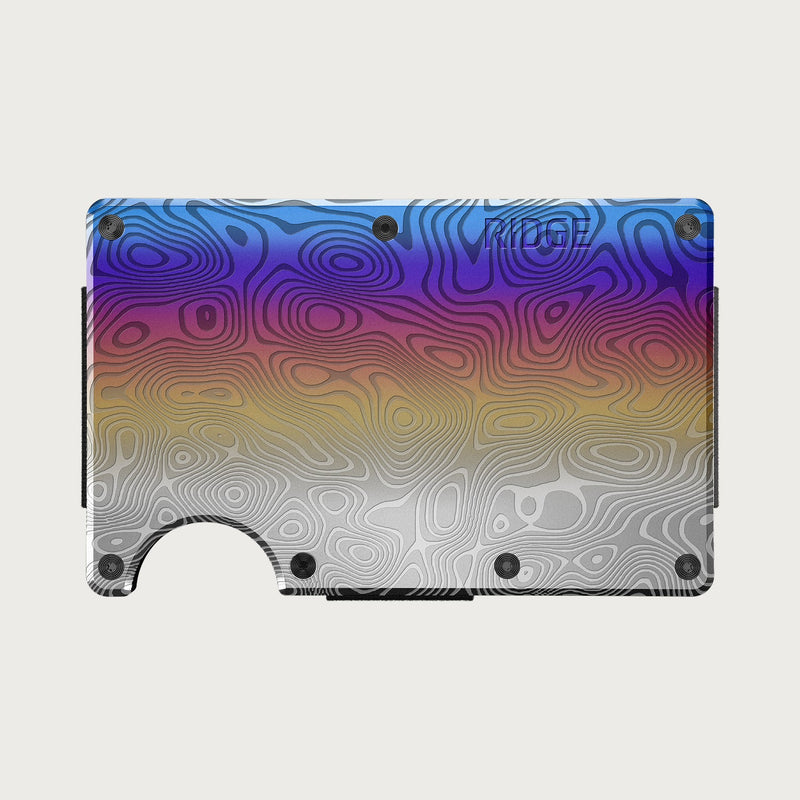 Ridge Wallet - Burnt Damascus