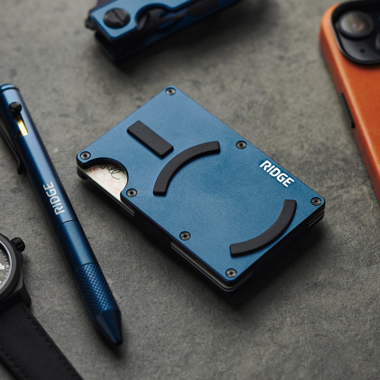 Ridge Wallet For MagSafe - Alpine Navy | The Ridge – Ridge CA