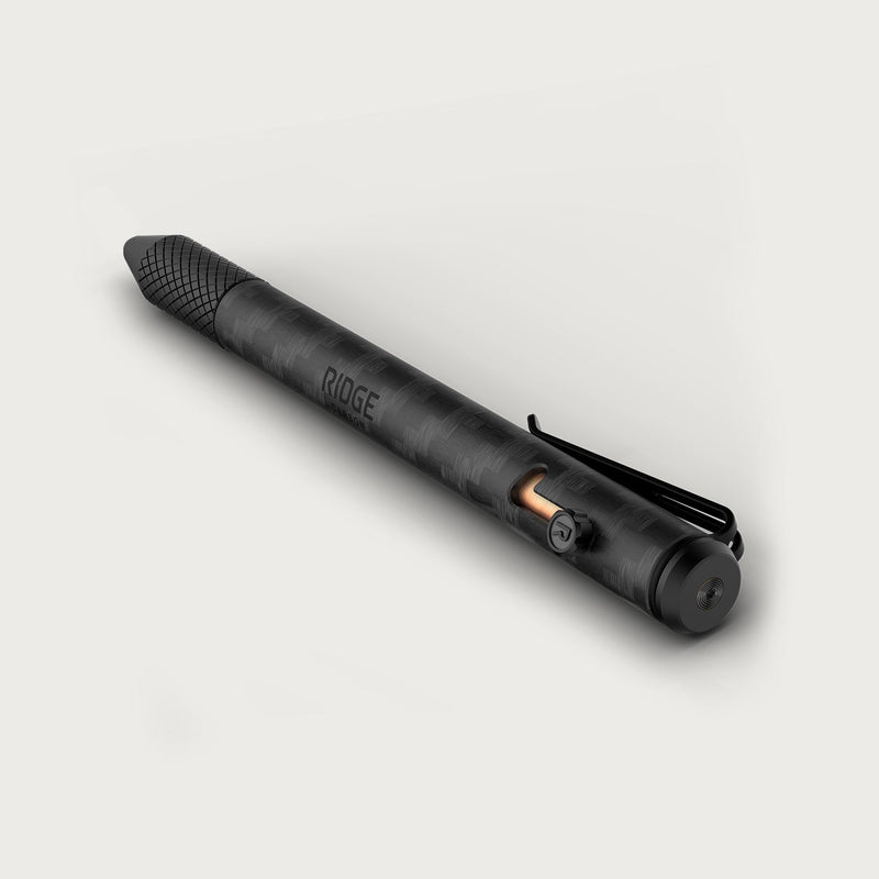 Ridge Bolt Action Pen - Carbon Fiber 3k