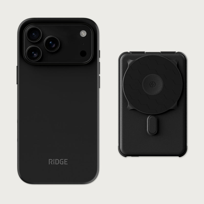 Ridge Everyday Charging Kit - iPhone 18 Pro Max - Matte Black