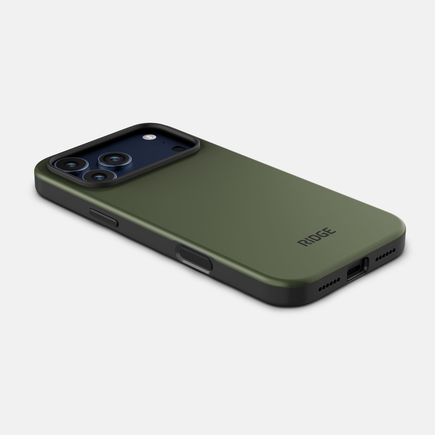 Ridge Phone Case - Matte Olive - iPhone 17 Pro Max – Ridge CA