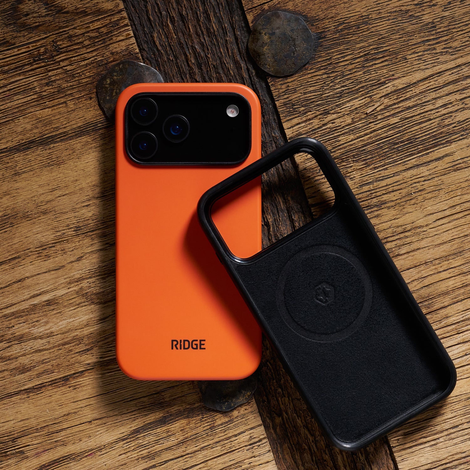 Ridge Phone Case - Basecamp Orange - iPhone 17 Pro Max – Ridge CA