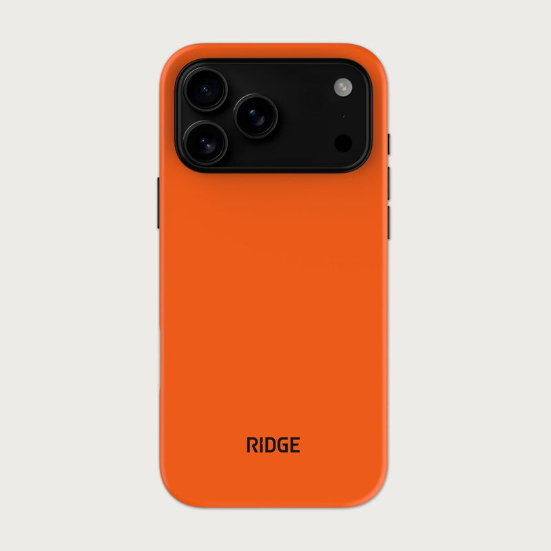 Ridge Phone Case - iPhone 18 Pro Max - Basecamp Orange